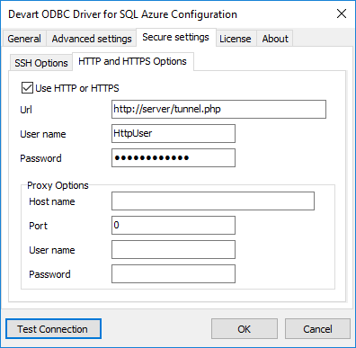 Connecting to SQL Azure Through HTTP Tunnel