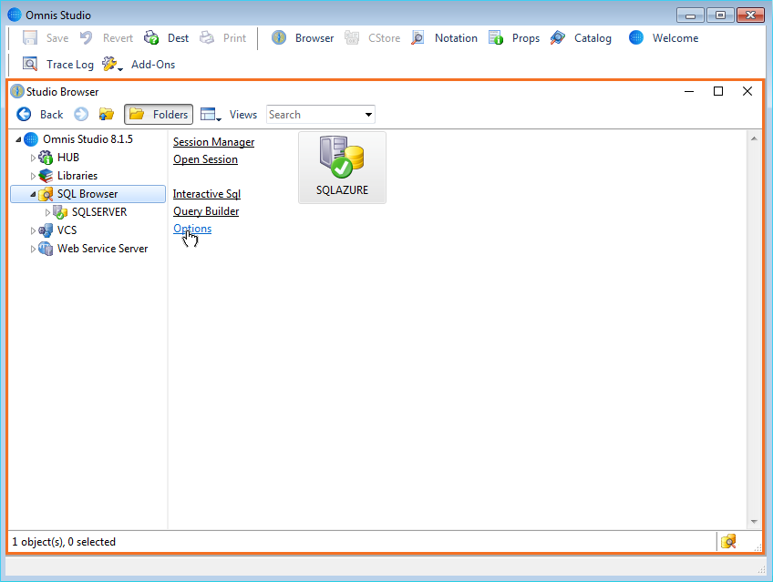 Using in Omnis Studio