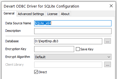 sqlite3 odbc driver windows 10