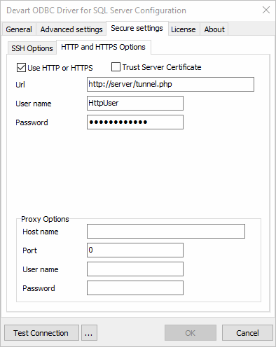 Connecting to SQL Server Through HTTP Tunnel