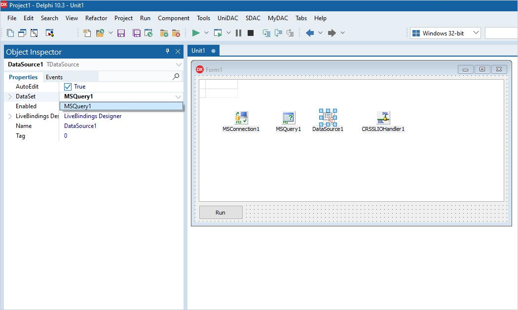 Delphi TDataSource