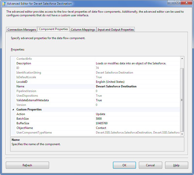 Destination-Editor-Salesforce-2-Update-Contact